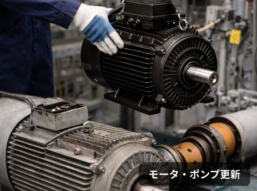 モータ・ポンプ更新